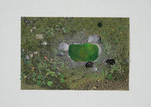 画像をギャラリービューアに読み込む, 渡辺真悠「細胞の湯」(平面)