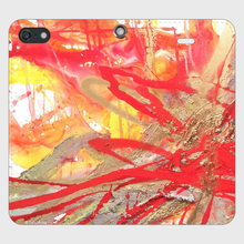 画像をギャラリービューアに読み込む, 【iPhone用 スマートフォンケース手帳型】有田大貴 "Energy Beat No.1" - ar-artgallery